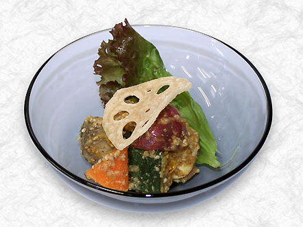 秋野菜の根菜サラダ